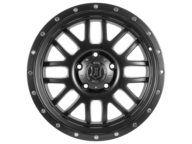 ICON Alpha 20x9 Satin Black Wheel for Toyota Tundra and Lexus LX570 – Part #1220905556SB - Image 2