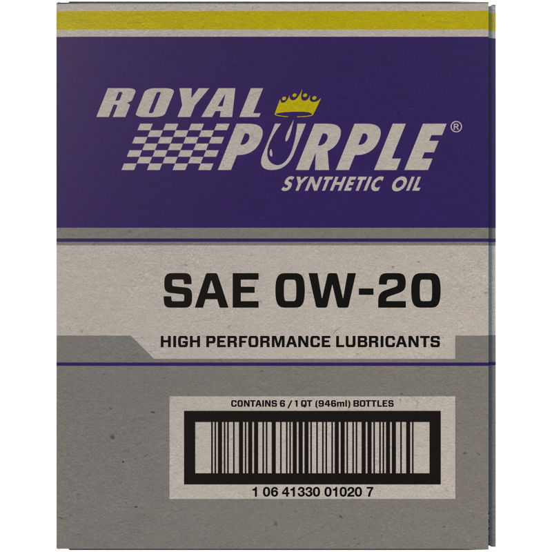 Royal Purple Premium Synthetic High Performance 0W-20 Motor Oil – 1 Quart - Image 6