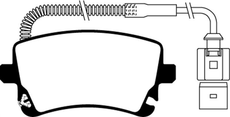 EBC Yellowstuff Rear Brake Pads for 2011 Audi A6 Quattro – High-Performance Street and Track Use - Image 2