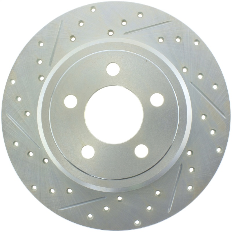 StopTech Select Sport 06-15 Dodge Charger / 05-15 Chrysler 300 Slotted and Drilled Right Rear Brake Rotor