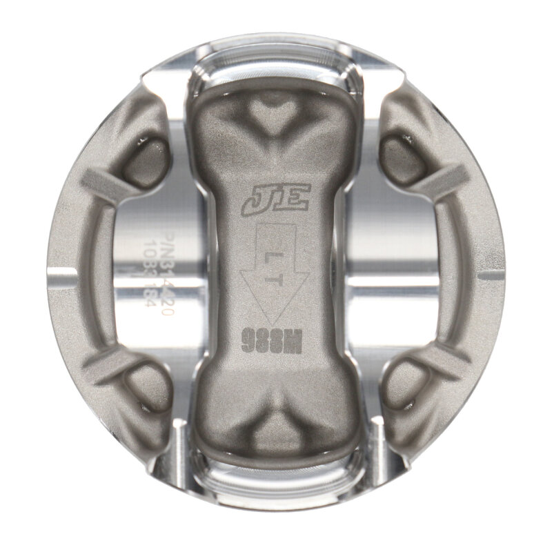 JE Pistons Ford Coyote Gen 3 3.661-inch Bore 12.0:1 Compression Ratio 7.0cc Dome Pistons Set of 8 - Image 9