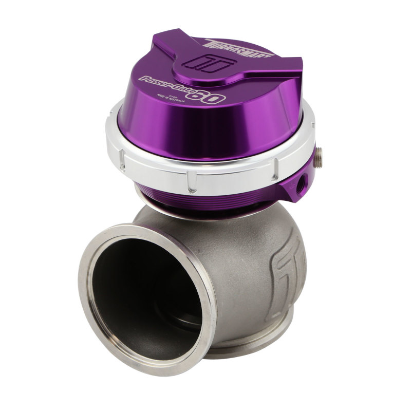 Turbosmart WG60 Gen V Power-Gate 60 External Wastegate with 14 PSI Spring and Purple Finish