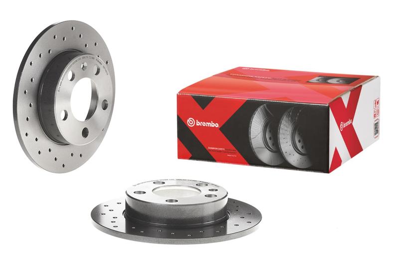 Brembo OE UV Coated Front Rotor for Subaru Impreza and Legacy (Part 09.5673.1X)