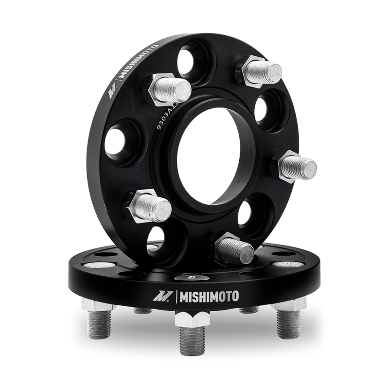Mishimoto 5x114.3 Wheel Spacers for Ford Mustang 2015+ – Black Anodized, Forged Aluminum Construction - Image 5