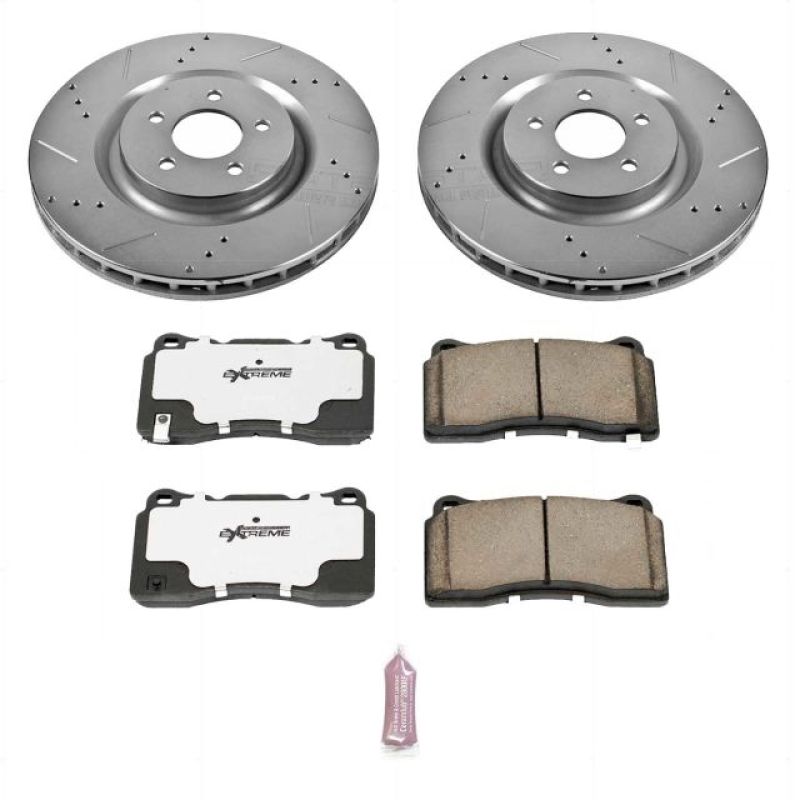 PowerStop Z26 Street Warrior Brake Upgrade Kit for 2009-2014 Ford Mustang | Front