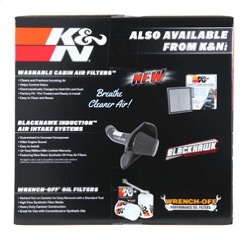 K&N FIPK 09-11 Chevy Silverado V8 Performance Intake Kit for Chevrolet Avalanche 2009-2013 - Image 9