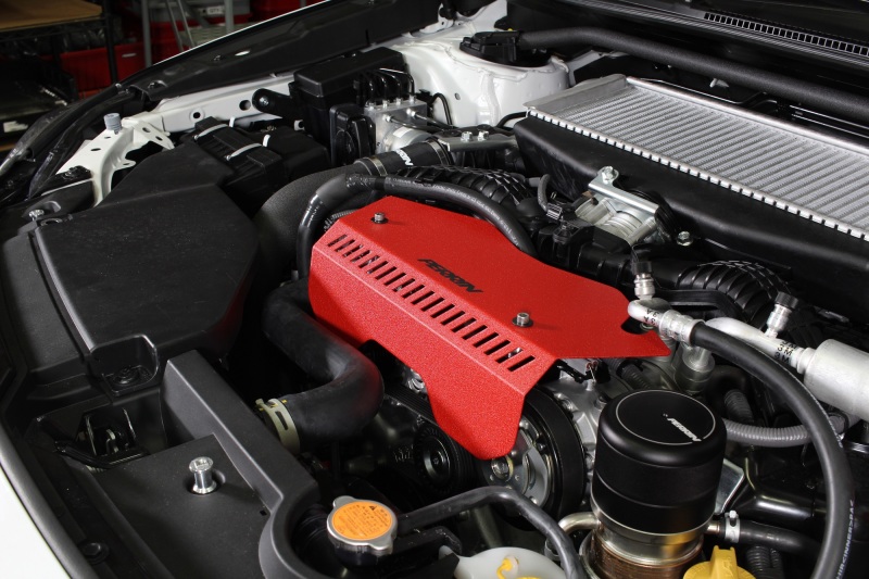 Perrin Performance Red Pulley Cover for 2022-2025 Subaru WRX (Tall, Without AOS) - Part PSP-ENG-153RD - Image 8