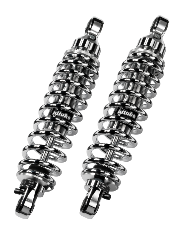 Bitubo Suspension WME0 Twinshocks Adjustable for Powersports – Chrome Edition