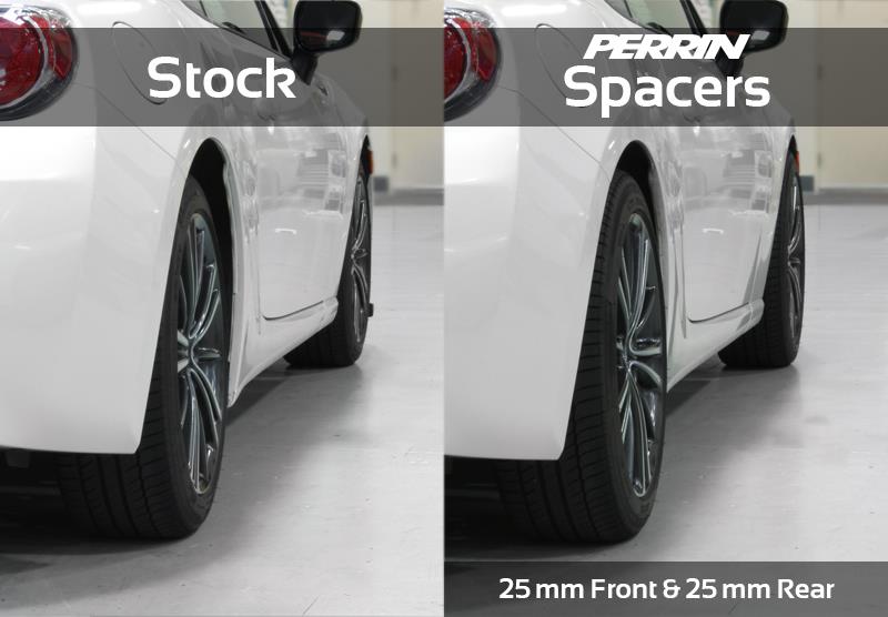 Perrin Performance 25mm Wheel Spacers for Subaru WRX, STI, BRZ, and Toyota GR86 – 5x100 Bolt Pattern, 56mm Hub Bore (Pair) - Image 7