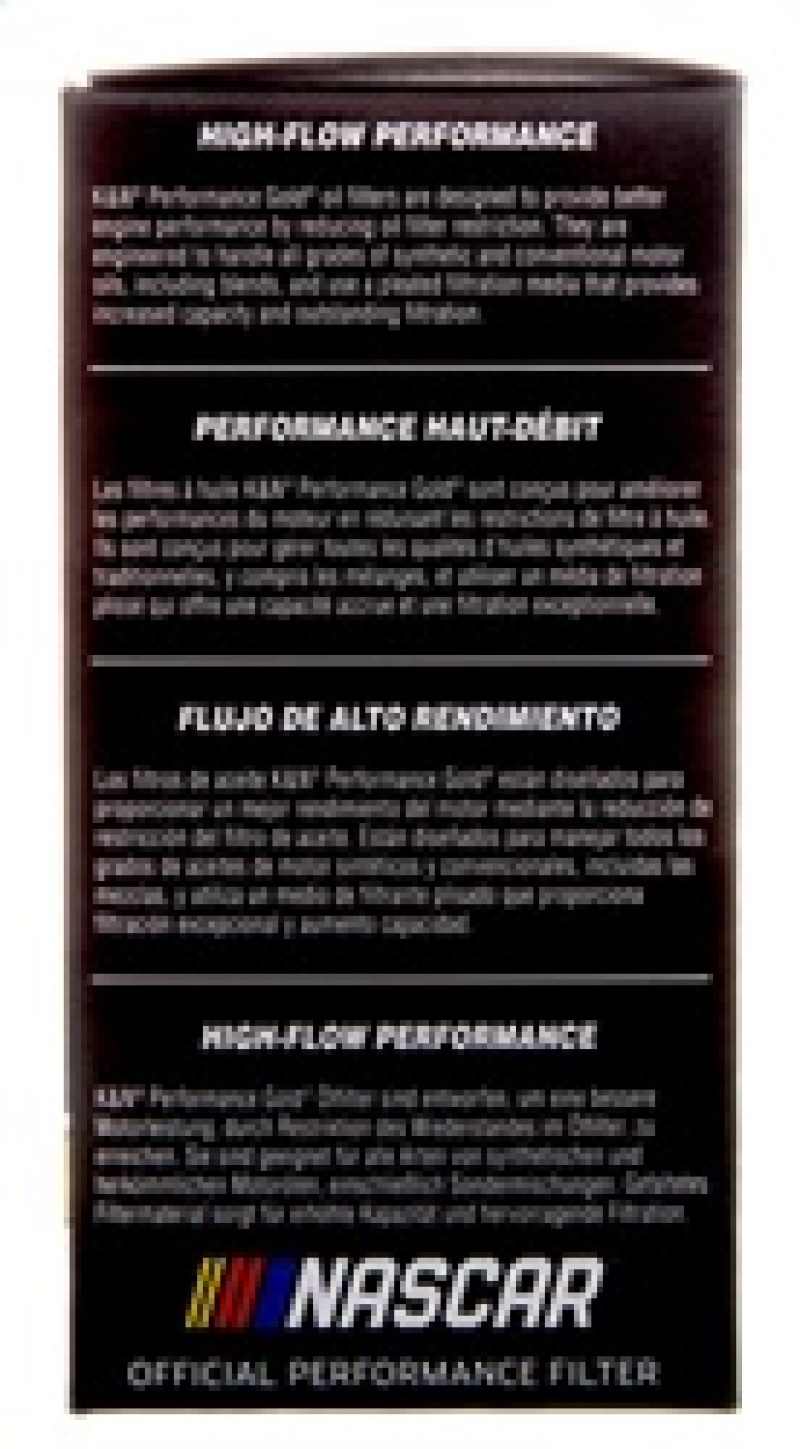K&N Engineering HP-7038 Performance Oil Filter for 2019 Audi A3 2.0L and Compatible Vehicles - Image 5