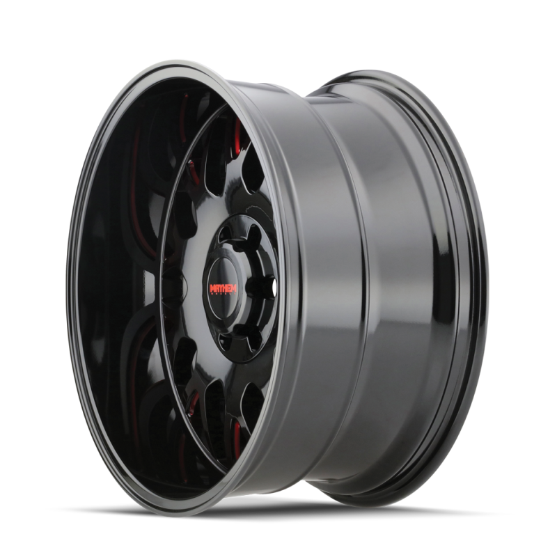 Mayhem 8110 Tripwire 20x9 Inch Off-Road Wheel with Black and Prism Red Finish, 8x165.1 Bolt Pattern - Image 2