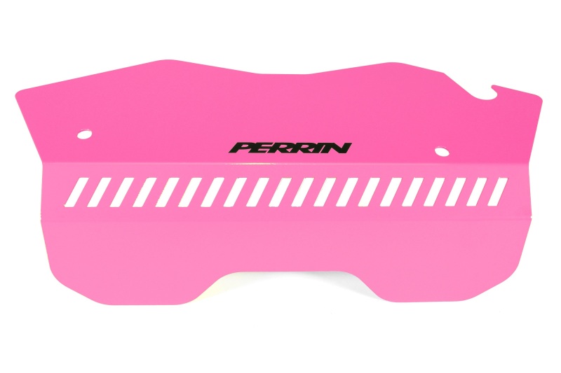 Perrin Performance Hyper Pink Pulley Cover for Subaru WRX 2022-2025 - Tall Version, Part PSP-ENG-153HP - Image 2