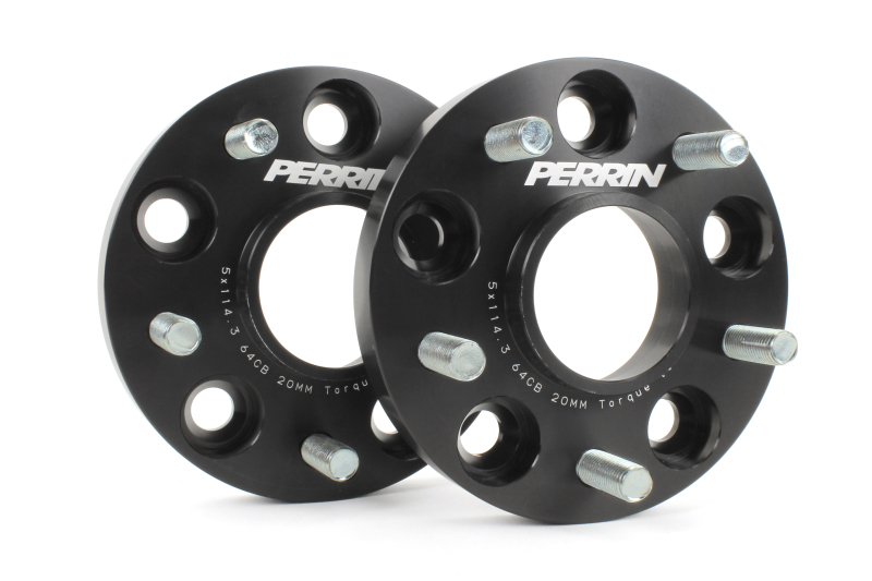 Perrin Performance 64.1mm 5x114.3 Wheel Spacers for Honda Civic Si 2017-2021 & Acura Integra 2022-2026, 20mm Thickness, Pair