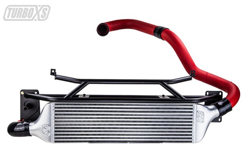 Turbo XS Front Mount Intercooler Kit for 2015-2018 Subaru WRX – Wrinkle Red Pipes