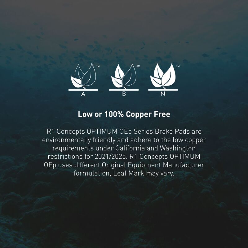 R1 Concepts 2008-2013 Nissan Rogue Rear R1 Optimum OE Brake Pads & Hardware Kit - Image 4