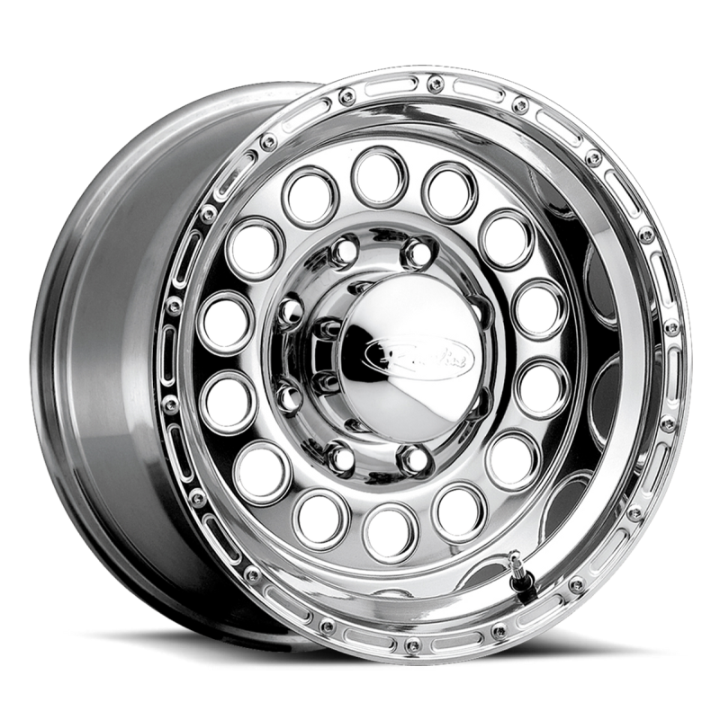 Raceline 887 Rock Crusher 16x8 Inch Polished Wheel with -20mm Offset and 8x165.1 Bolt Pattern