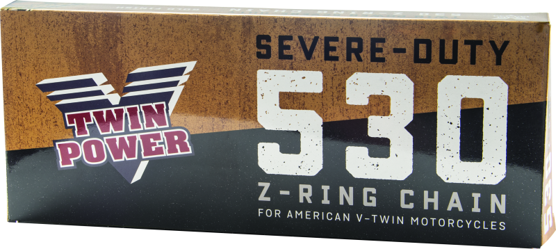 Twin Power Z Ring Chain 530X120 Gold for American V-Twins - Part #435236 - Image 2