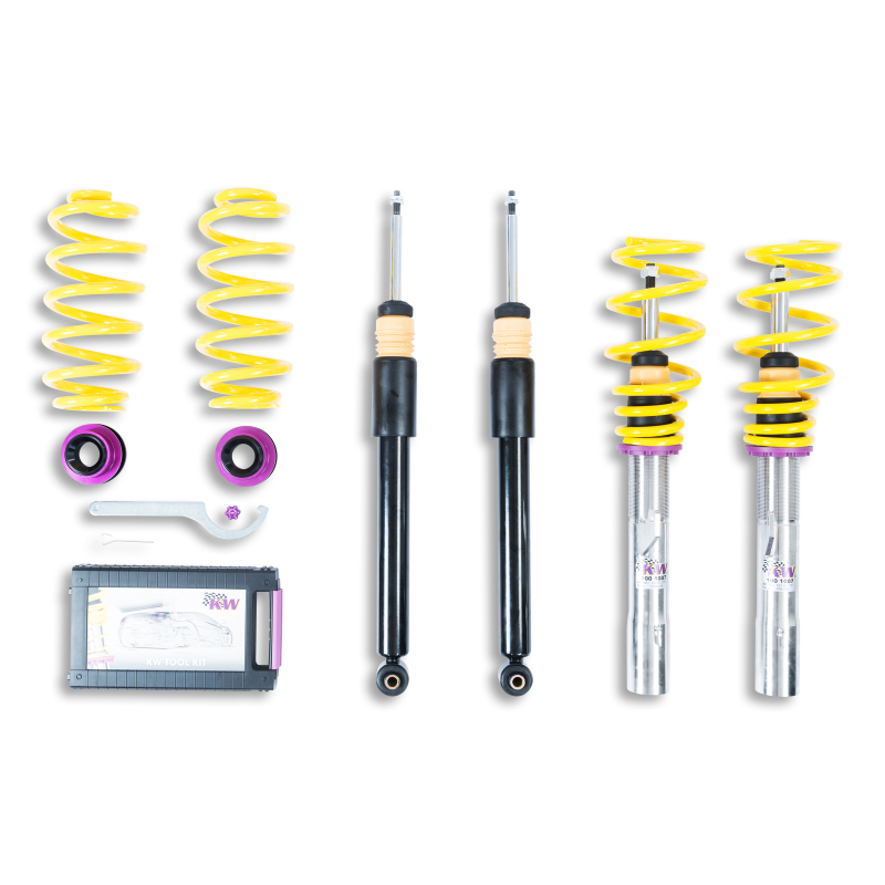 KW V1 INOX-LINE Coilover Kit for Volkswagen Tiguan (MQB) – Adjustable Sport Suspension - Image 3