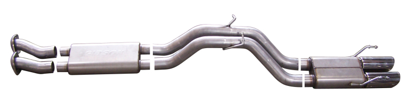 Gibson 06-10 Jeep Grand Cherokee SRT8 6.1L 3-inch Cat-Back Dual Exhaust System with Polished Stainless Tips