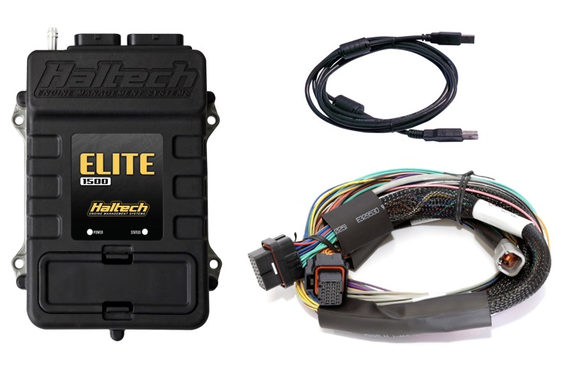 Haltech Elite 1500 Basic Universal Wire-In Harness ECU Kit - Part Number HT-150902