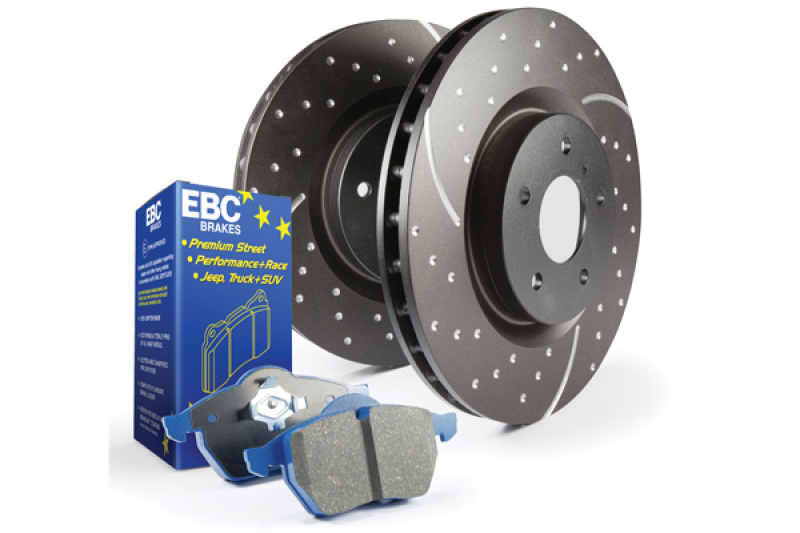 EBC S6 Brake Pad and Rotor Kit for BMW 3 Series and 4 Series – High-Performance Street and Track Day Brake Package
