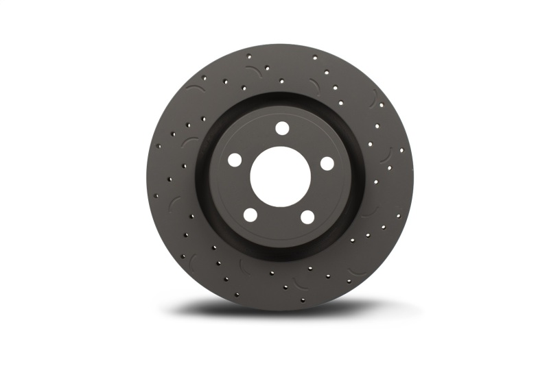 Hawk Performance Talon HTC4051 Rear Cross Drilled and Slotted Brake Rotor for Ford Mustang 2011-2013 - Image 10