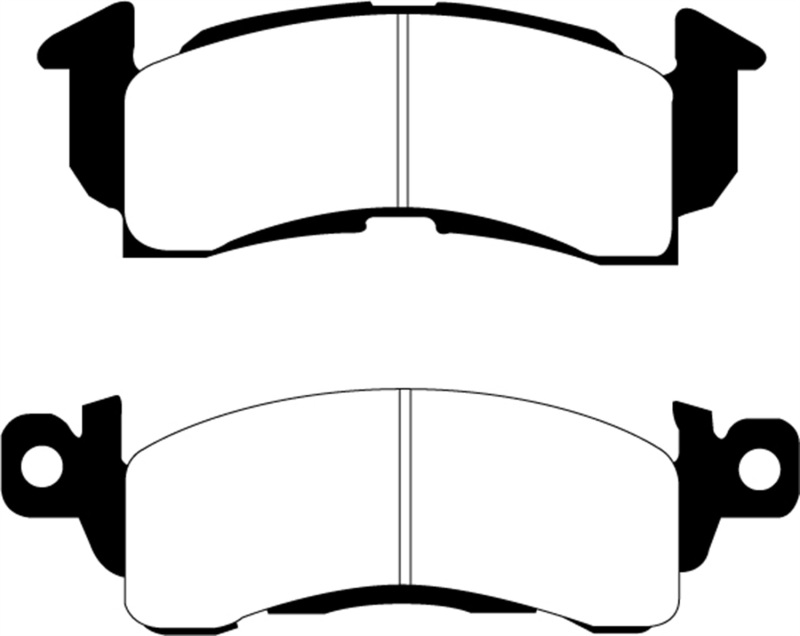 EBC Greenstuff 6000 Series Front Brake Pads for 1987-1991 GMC V1500 Suburban and V2500 Models - Image 2