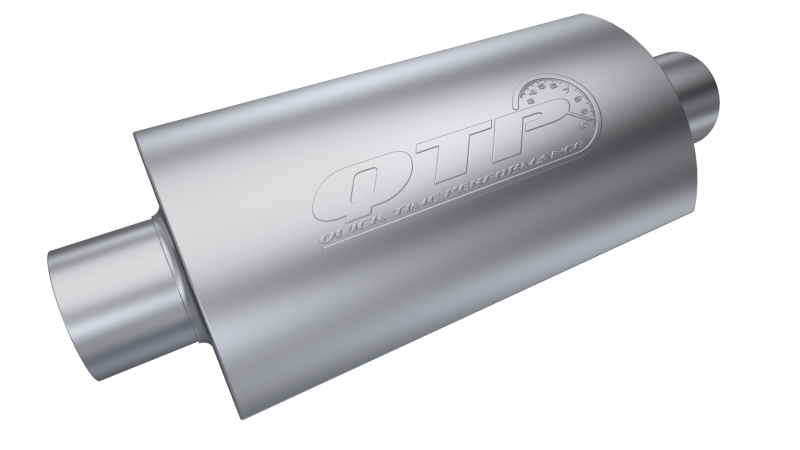 QTP 4-Inch Weld-On 304 Stainless Steel AR3 Muffler for Automotive Exhaust Systems