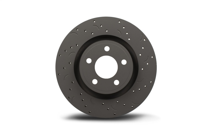 Hawk Performance Talon HTC4051 Rear Cross Drilled and Slotted Brake Rotor for Ford Mustang 2011-2013 - Image 6