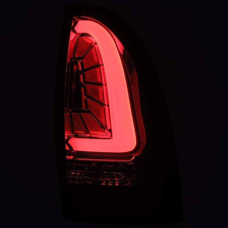 AlphaRex PRO-Series LED Tail Lights for Toyota Tacoma 2005-2015, Red Smoke Finish - Image 10