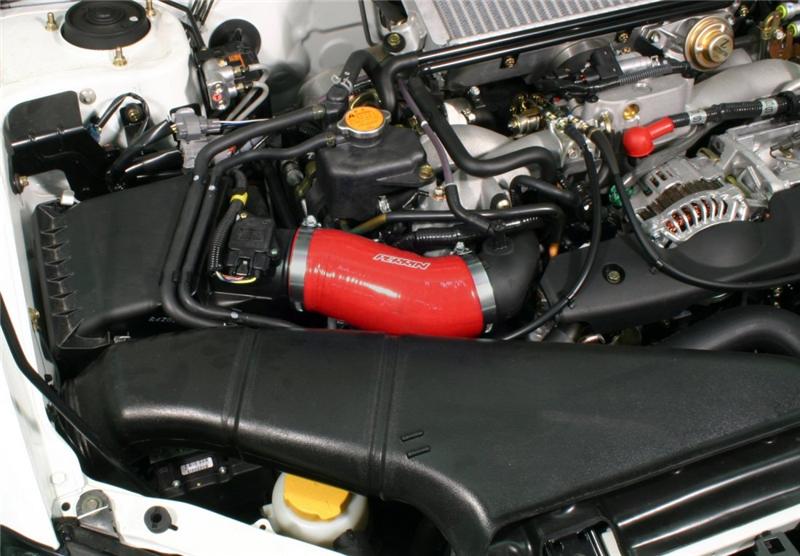 Perrin Performance AFTA-MAF Intake Tube for 2002-2007 Subaru WRX/STi - Red - Image 4