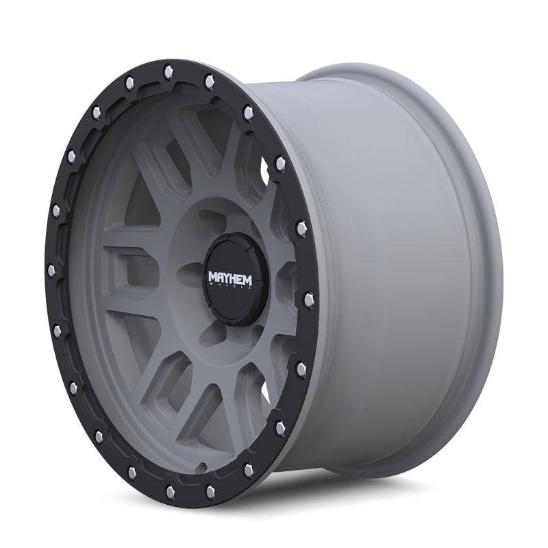 Mayhem 8304 Delta 17x9 Matte Gunmetal Wheel with Black Lip, 6x139.7 Bolt Pattern, -12mm Offset, 106mm Hub - Image 2