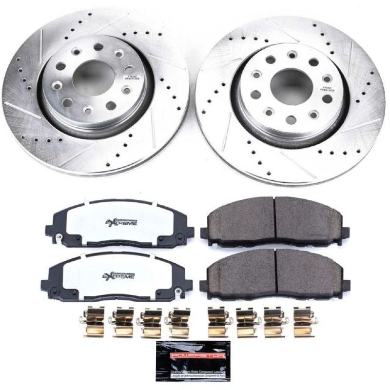 PowerStop Z36 Truck & Tow Brake Upgrade Kit for 2018-2020 Jeep Wrangler and Gladiator