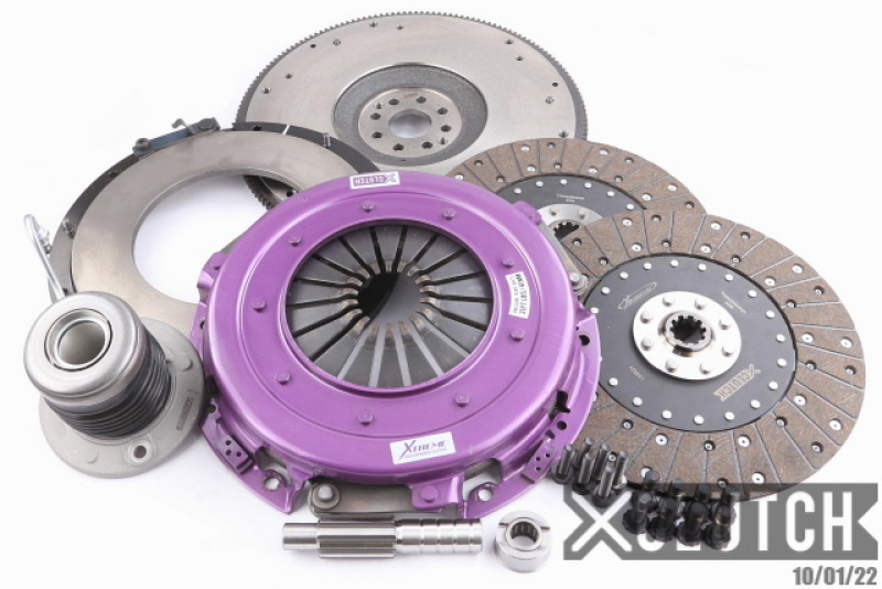 XClutch 05-10 Ford Mustang GT 4.6L 10.5 Inch Twin Solid Organic Clutch Kit