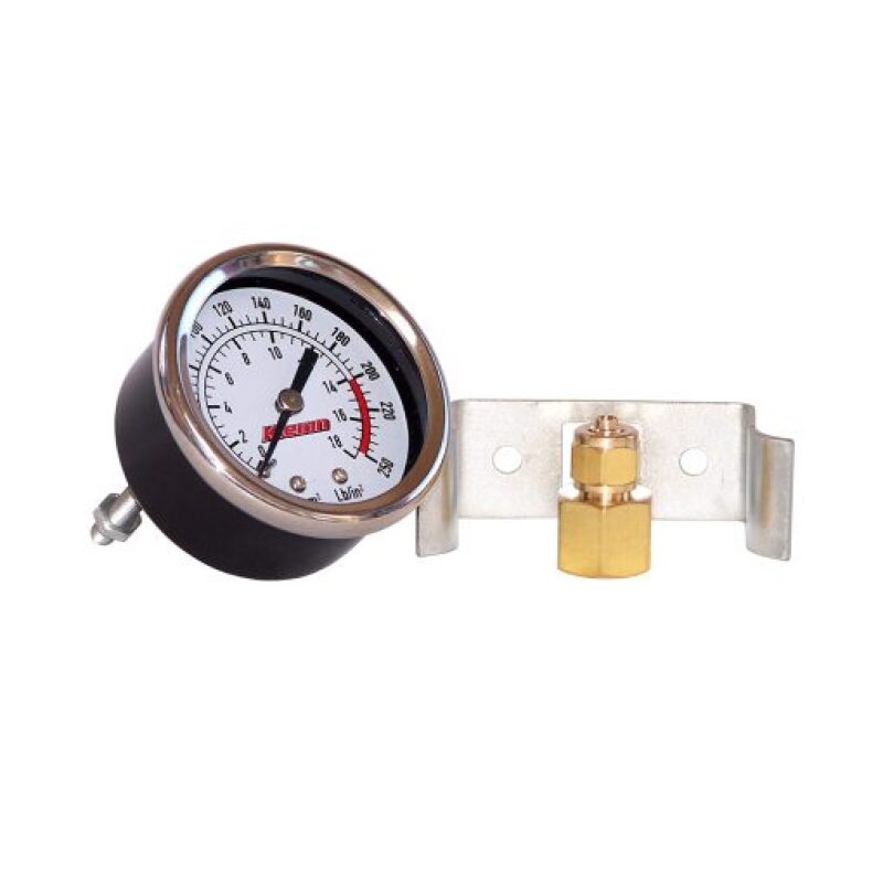 Kleinn Air Horns Dash Mount Analog Air Pressure Gauge 0-250 PSI with 1/4" NPT Inlet