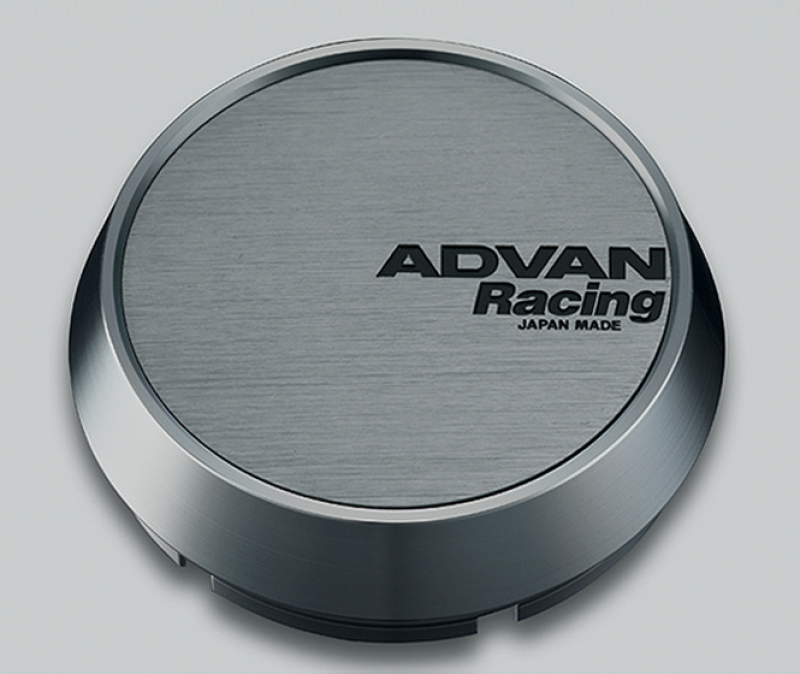 Advan 73mm Middle Centercap - Hyper Black for Automotive Wheels