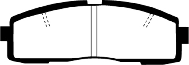 EBC Yellowstuff Rear Brake Pads for 1986-1992 Toyota Supra – High-Performance Street and Track Use