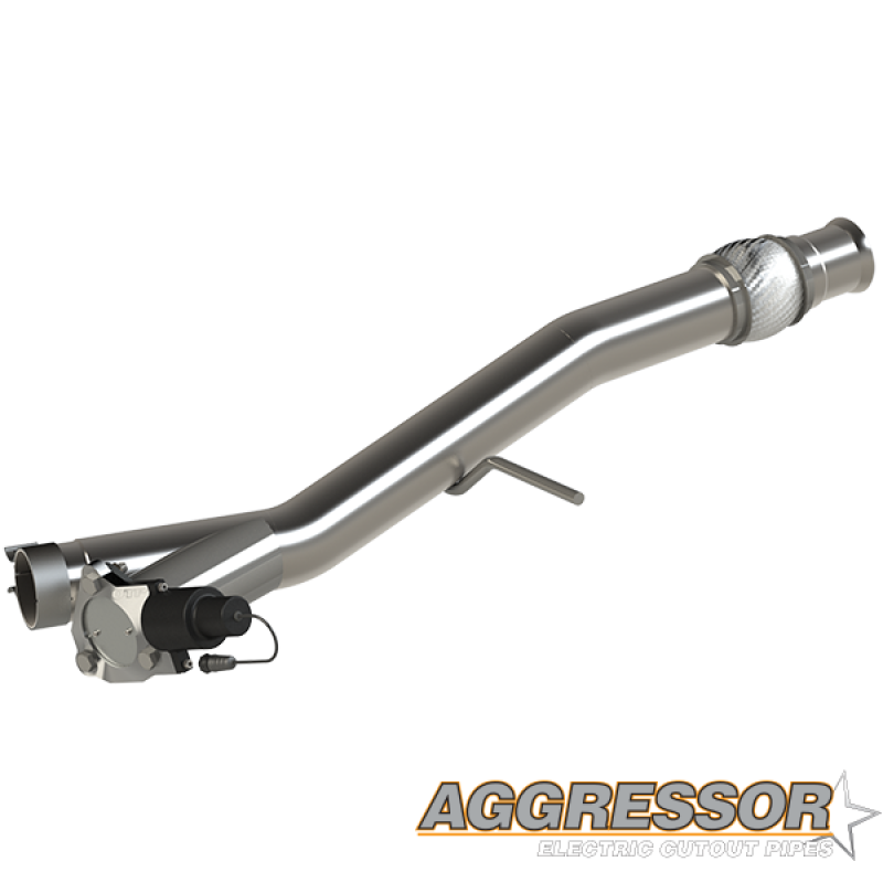 QTP Aggressor Cutout Pipe for 2014-2018 Chevrolet Silverado & GMC Sierra 1500 - Performance Exhaust Upgrade - Image 4