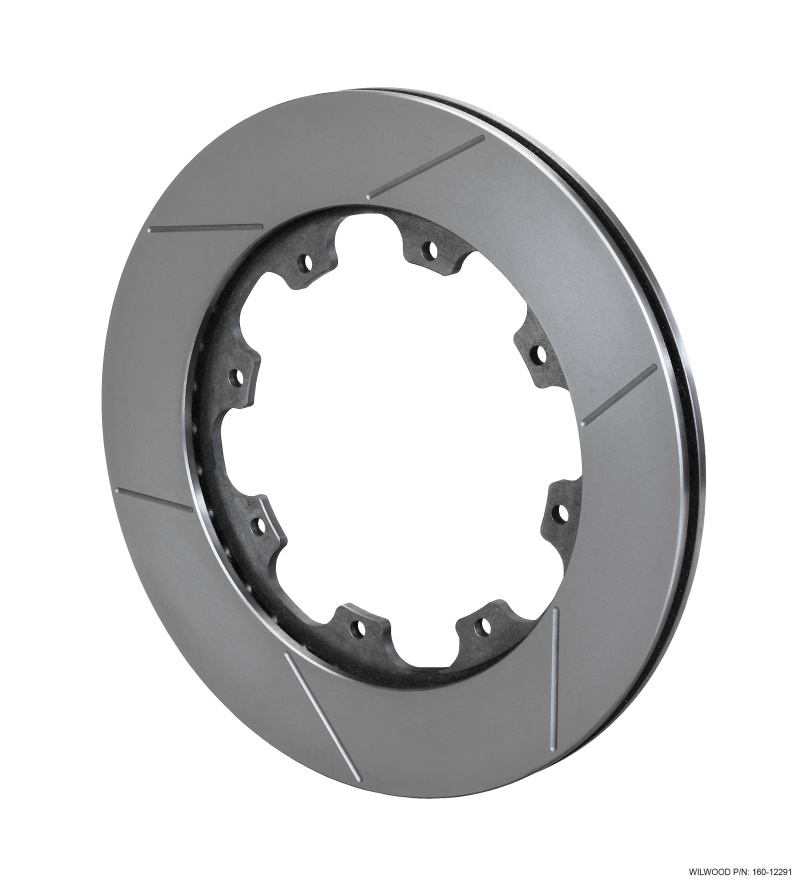 Wilwood GT36 Curved Vane Spec-37 Brake Rotor - Right Hand, 12.19 in Diameter, 0.810 in Thickness, 8 on 7.00 in Bolt Pattern
