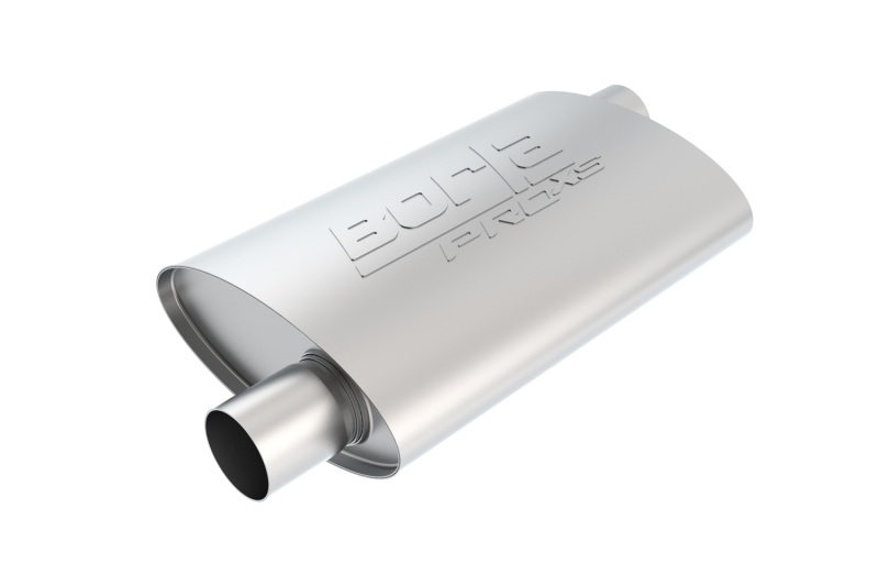 Borla Pro-XS 2.25-inch Offset Inlet/Outlet Muffler with Reversible Design, 14-inch Length - Image 5