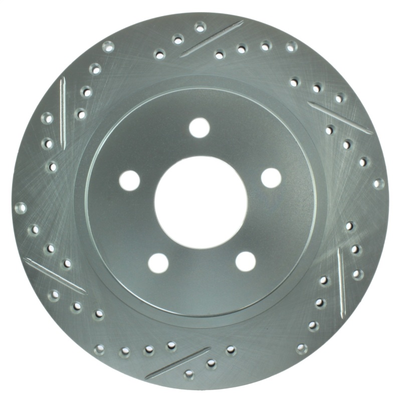 StopTech Select Sport 05-10 Ford Mustang GT Rear Right Slotted and Drilled Rotor Part #227.61087R - Image 2