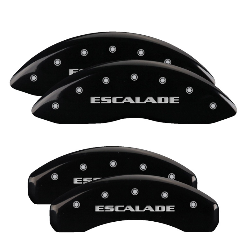 MGP 35015SESCBK Black Aluminum Caliper Covers for Cadillac Escalade (2007-2020) with Engraved Front & Rear - Image 7