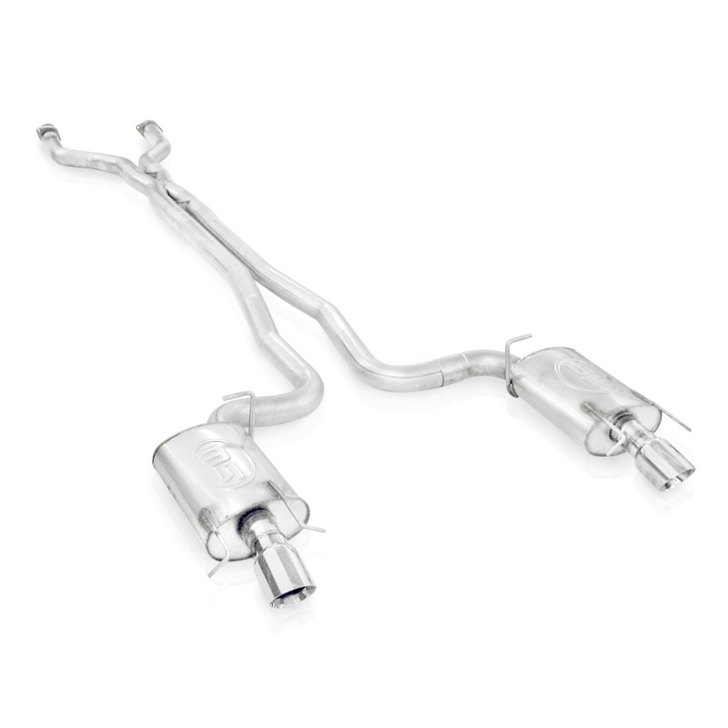 Stainless Works 2009-2015 Cadillac CTS-V Sedan 3-Inch Exhaust System with X-Pipe and 4-Inch Tips - Image 2