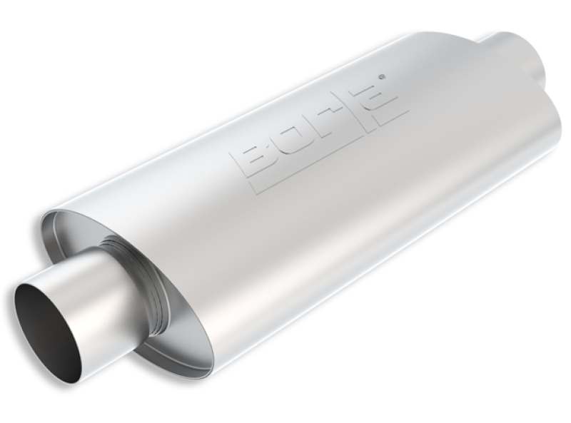 Borla XR-1 Racing Sportsman 3-Inch Inlet/Outlet Muffler with Offset, Oval, or Round Options