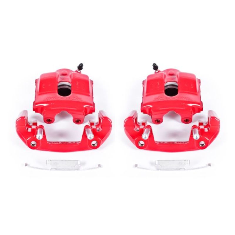 PowerStop Powder Coated Red Brake Calipers for BMW 318i and 325i (Pair) - Part S1618