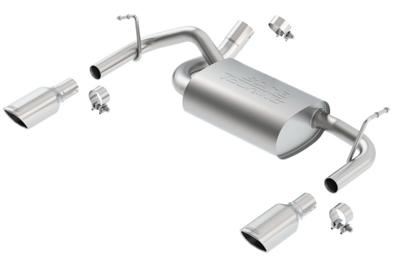 Borla Part 11834 Touring Cat-Back Exhaust System for 2012-2018 Jeep Wrangler 3.6L V6 4WD - Image 8