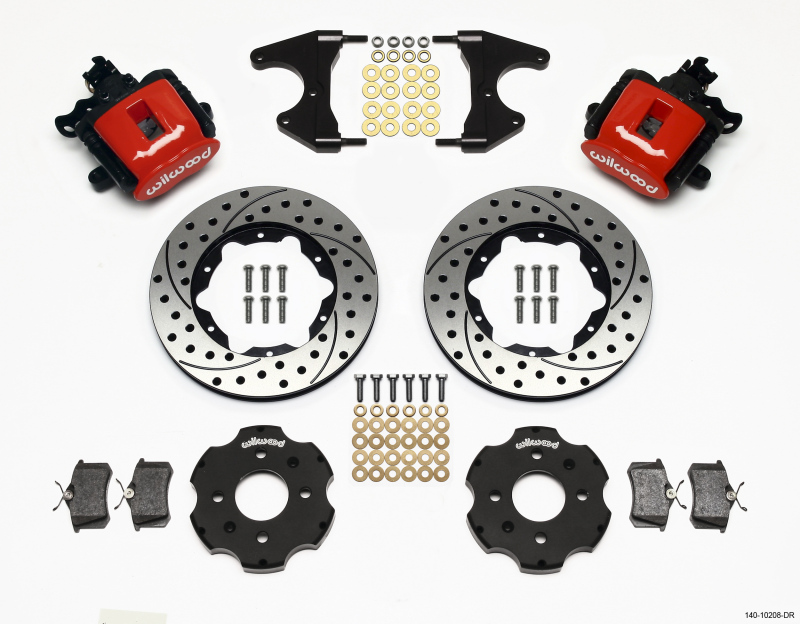 Wilwood Combination Parking Brake Rear Kit 11-inch Drilled for Honda Civic / Integra