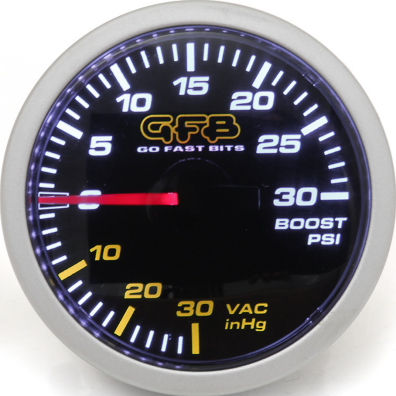 Go Fast Bits GFB 52mm Mechanical Boost Gauge 30 psi for Turbo Cars - Image 3