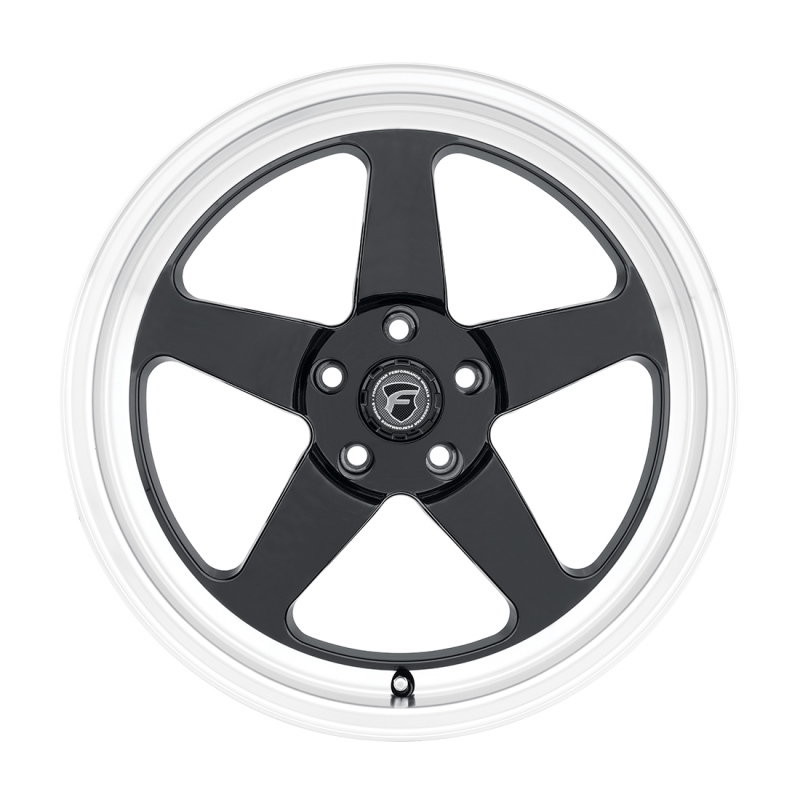 Forgestar D5 Drag 18x5.0 Inch Gloss Black Wheel with 5x120 Bolt Pattern and ET-23 Offset - Image 2
