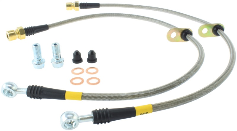 StopTech Stainless Steel Rear Brake Lines for Chevrolet Camaro 2010-2015 - Image 3